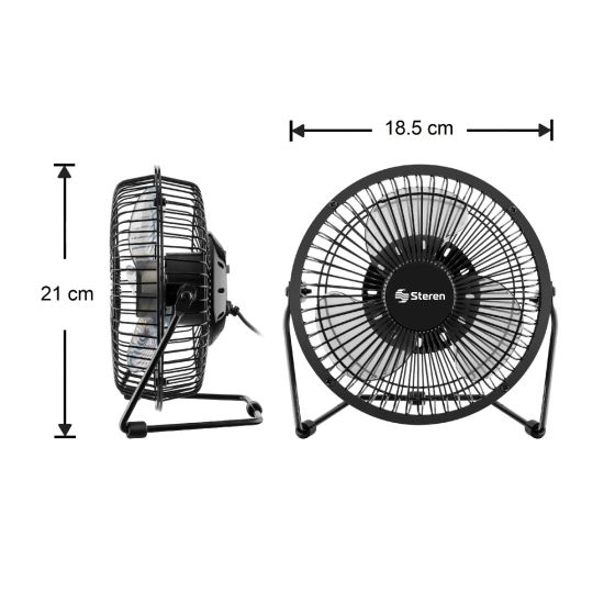 VENTILADOR STEREN USB PARA COMPUTADORA COM-029