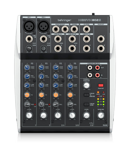 Consola pasiva Behringer XENYX 802S de 2 canales